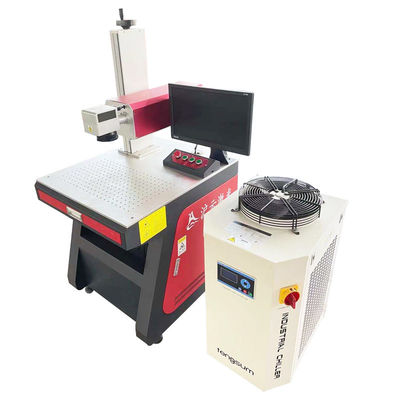 ধাতব প্লেট এয়ার কুলিং জন্য 10W 20W 30W 50W CNC লেজার কাটার 110 * 110mm / 175 * 175mm