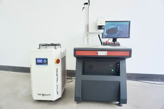 ধাতব প্লেট এয়ার কুলিং জন্য 10W 20W 30W 50W CNC লেজার কাটার 110 * 110mm / 175 * 175mm