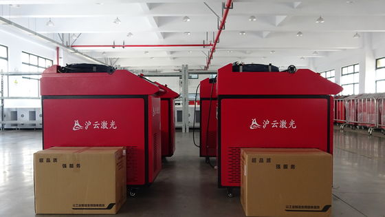 পোর্টেবল হ্যান্ডহেল্ড লেজার ওয়েল্ডার 1000W 1500W 2000W 3000W কাটিয়া গতি 100m/min