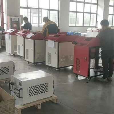 1000W 1500W 2000W 3000W শিল্পের জন্য পোর্টেবল হ্যান্ডহেল্ড ফাইবার লেজার ওয়েল্ডিং মেশিন